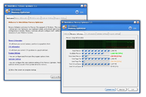 WinUtilities Memory Optimizer screenshot